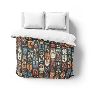Tribal Masks Mockup Overhead