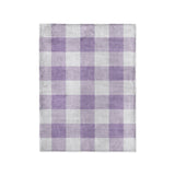 Buffalo Plaid Lilac in Small (30" x 40") Size