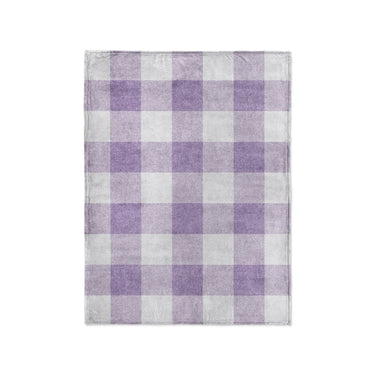 Buffalo Plaid Lilac in Small (30" x 40") Size