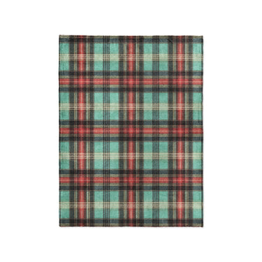 Ferguson Plaid Teal Red in Small (30" x 40") Size