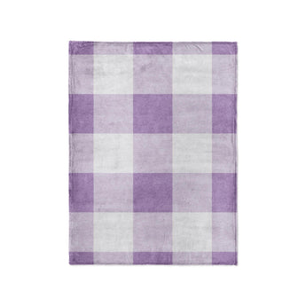 Buffalo Plaid Lilac in Small (30" x 40") Size