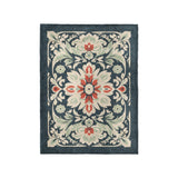 Eugina Seafoam & Navy in Small (30" x 40") Size