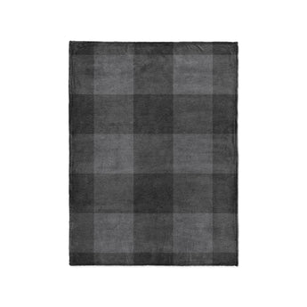 Buffalo Plaid Charcoal Black in Small (30" x 40") Size