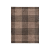 Buffalo Plaid Dark Cedar Brown in Small (30" x 40") Size