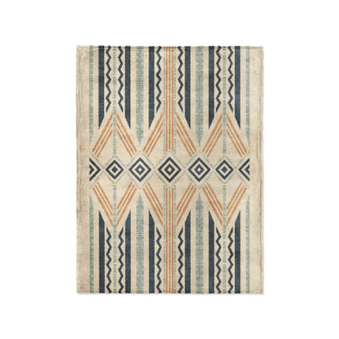Osage Blue & Orange in Small (30" x 40") Size