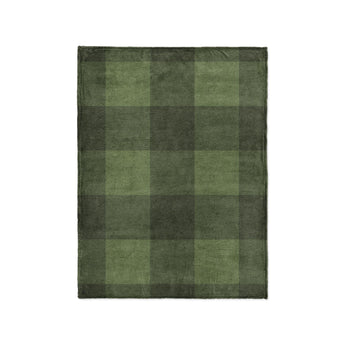Buffalo Plaid Dark Olive in Small (30" x 40") Size