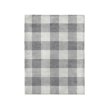 Buffalo Plaid Light Grey in Small (30" x 40") Size