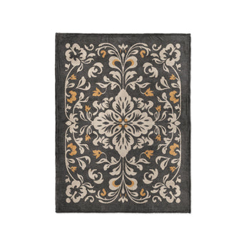 Annette Vintage Black & Yellow in Small (30" x 40") Size