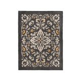 Annette Vintage Black & Yellow in Small (30" x 40") Size
