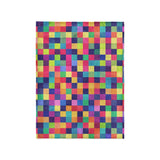 Pixel Mosaic Multicolor Vibrant in Small (30" x 40") Size
