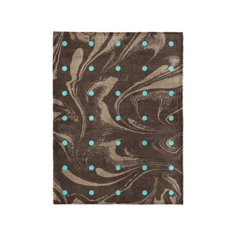 Acid Burn Brown & Carolina Blue in Small (30" x 40") Size