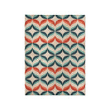 Jasper Blue & Red in Small (30" x 40") Size