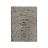 Solar System Taupe & Forest in Small (30" x 40") Size