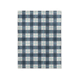 Wallace Plaid Blue & Teal in Small (30" x 40") Size