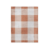 Buffalo Plaid Light Terracotta in Small (30" x 40") Size