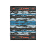 Delsin Blue & Black in Small (30" x 40") Size