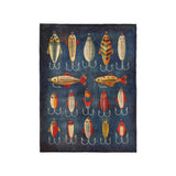 Fishing Lures in Small (30" x 40") Size