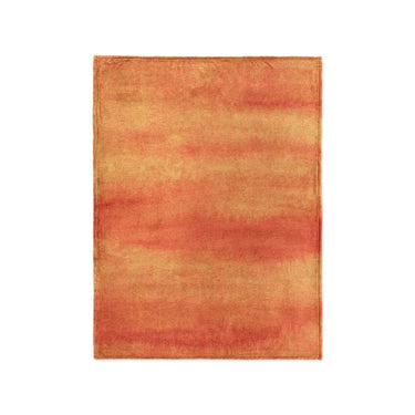 Ophelia Watercolor Fire Orange Balayage in Small (30" x 40") Size
