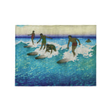 Surfers Sharing Waves by Charles Bartlett in Small (30" x 40") Size