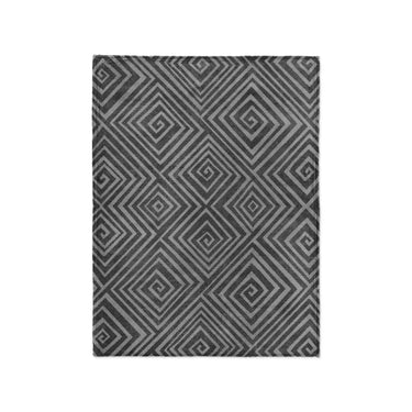 Hoffman Black & Charcoal in Small (30" x 40") Size