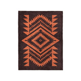 Reyno Orange & Maroon in Small (30" x 40") Size