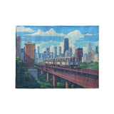 Chicago Metro in Small (30" x 40") Size