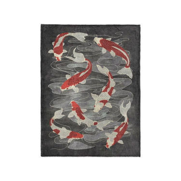Koi Pond Charcoal in Small (30" x 40") Size