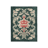 Aubrey Forest Green & Red in Small (30" x 40") Size