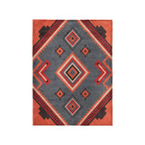 Mehdi Blue & Orange in Small (30" x 40") Size