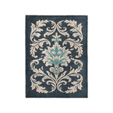 Aubrey Navy & Teal in Small (30" x 40") Size