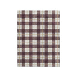 Wallace Plaid Maroon & Gold in Small (30" x 40") Size