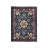 Miriam Navy & Purple in Small (30" x 40") Size