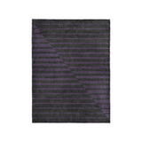 Euclid Black & Purple in Small (30" x 40") Size