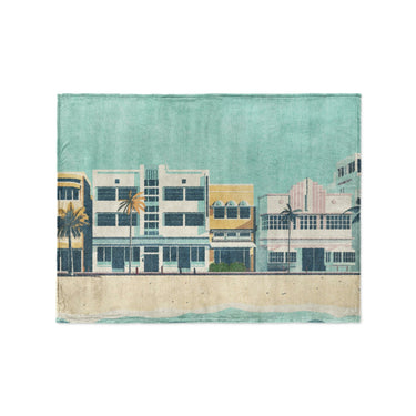 Art Deco Beach in Small (30" x 40") Size