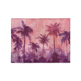 Sunset Palms Pink & Purple in Small (30" x 40") Size