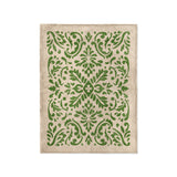 Floranna Ivory & Green in Small (30" x 40") Size