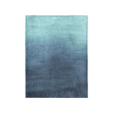 Kieran Watercolor Teal Ombre in Small (30" x 40") Size