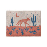 Desert Coyote Denim Blue & Terracotta in Small (30" x 40") Size