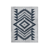 Reyno Navy & Stone in Small (30" x 40") Size