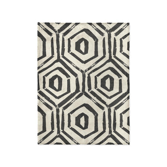 Torrance Black & Ivory in Small (30" x 40") Size