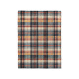 MacPherson Plaid Navy & Gold in Small (30" x 40") Size