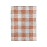Buffalo Plaid Light Terracotta in Small (30" x 40") Size