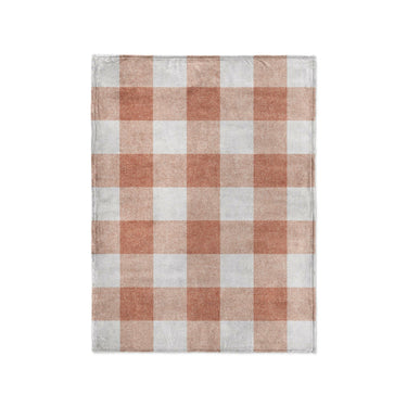 Buffalo Plaid Light Terracotta in Small (30" x 40") Size