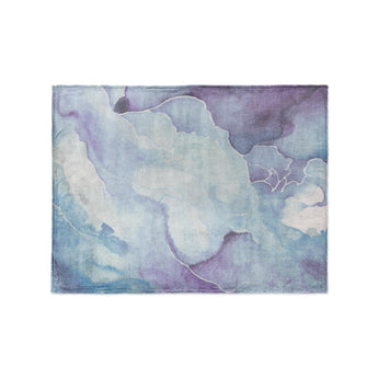 Zephyr Watercolor Amethyst in Small (30" x 40") Size