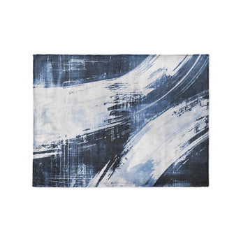 Emil Navy Blue in Small (30" x 40") Size