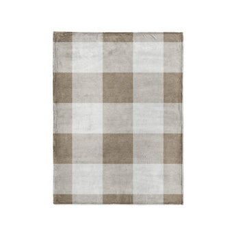 Buffalo Plaid Light Cedar Brown in Small (30" x 40") Size