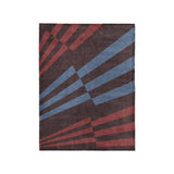 Prisma Maroon & Sky in Small (30" x 40") Size