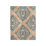 Boden Orange & Blue in Small (30" x 40") Size