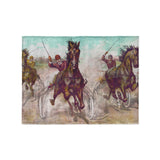 Thoroughbred Race for Blood in Small (30" x 40") Size