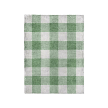 Buffalo Plaid Kelly Green in Small (30" x 40") Size